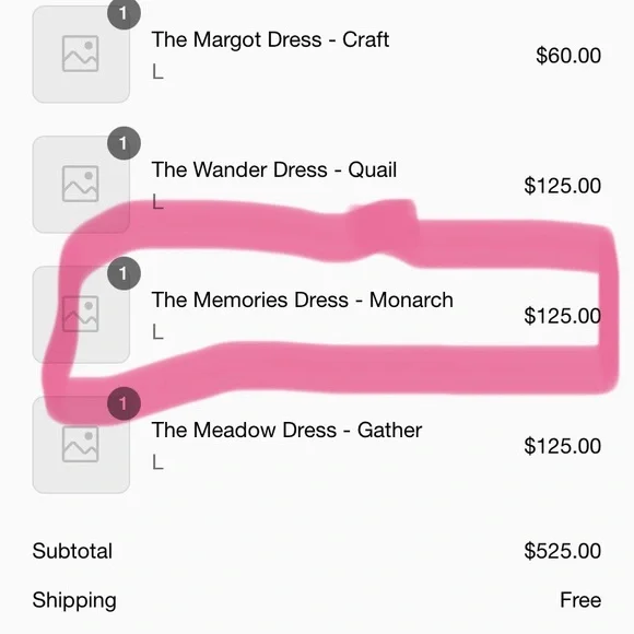 Effie’s Heart Memories Dress in Monarch Print L - Picture 13 of 13